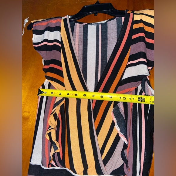 Charlotte Russe- Multi-color Striped Top - Picture 8 of 12
